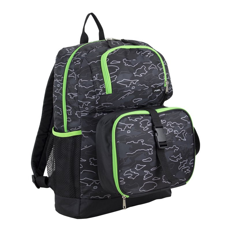 Unisex 4-Piece Combo Backpack Set with Lunch Box Shoe Pouch & Storage
