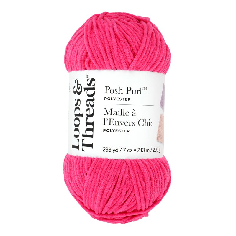 Bulky Polyester Yarn for Knitting & Crochet - Soft Plush Chenille for Blankets & Accessories