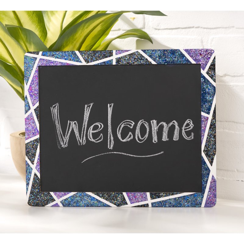 Unpainted Wood Frame Chalkboard - Double-Sided, 8.5 x 10.5 Inches, Pack Variants
