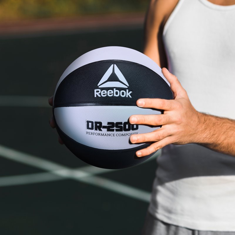 Indoor Outdoor Composite Basketball Size 7 for Adults - Reebok Delta