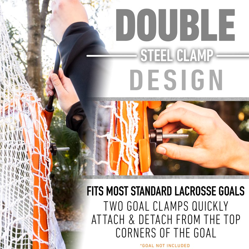Lacrosse Goal Backstop 12' x 9' Fiber Tech for Backyard & Training