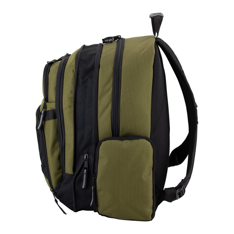 Expandable Bungee Backpack with Laptop Sleeve and Multiple Pockets - Durable Travel & School Bag