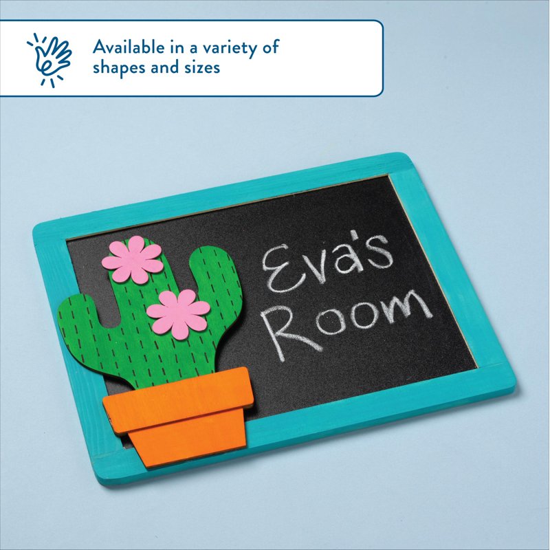 Double-Sided Framed Chalkboard - 8.5 x 10.5 Inches Classroom & Office Display