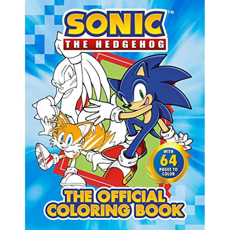 Sonic the Hedgehog Coloring Book for Kids - 64 Pages of Fun