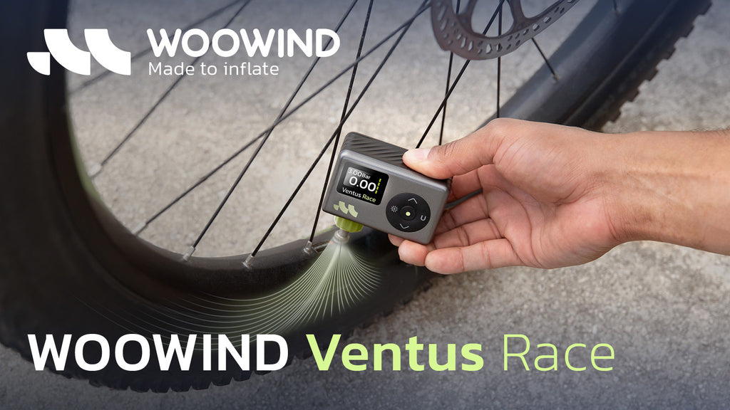 Portable Bike Pump with Digital Gauge, Rechargeable Air Inflator for Schrader & Presta Valves