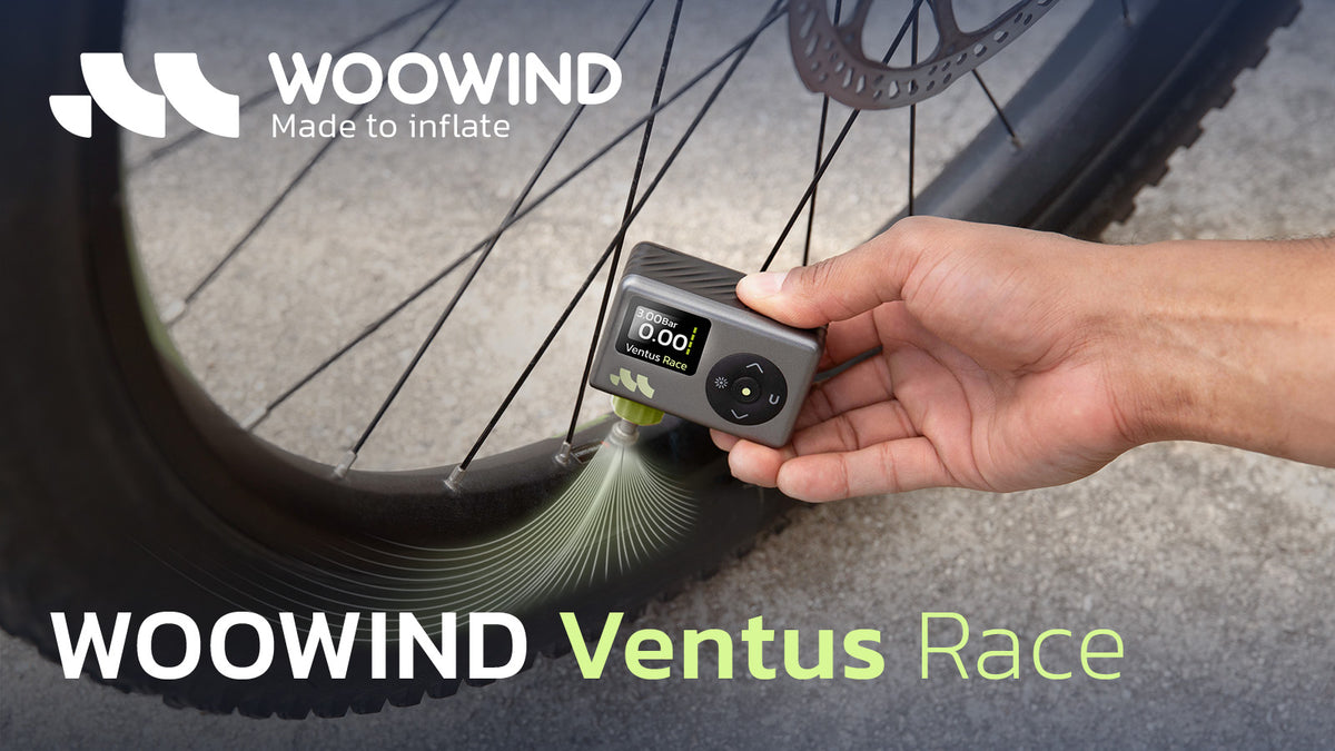 Portable Bike Pump with Digital Gauge, Rechargeable Air Inflator for Schrader & Presta Valves