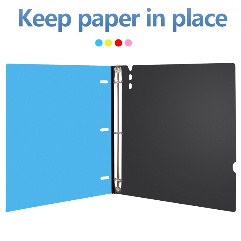 Telescoping 3-Ring Binder for School & Office, Durable Refillable Organizer, Black