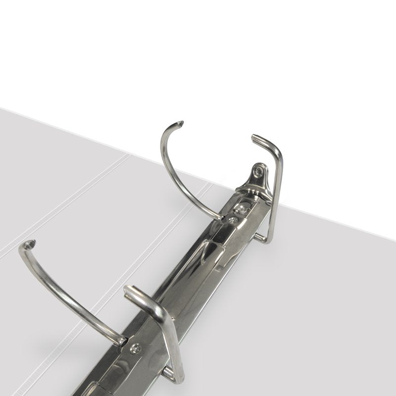 3-Ring Binder Set - 4 Durable View Office & School Organizers, White