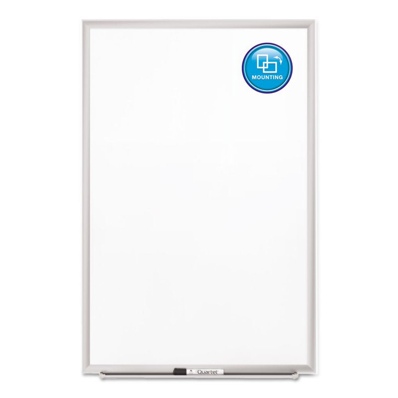 Quartet Classic DuraMax Porcelain Magnetic Whiteboard 36x24 - Silver Frame