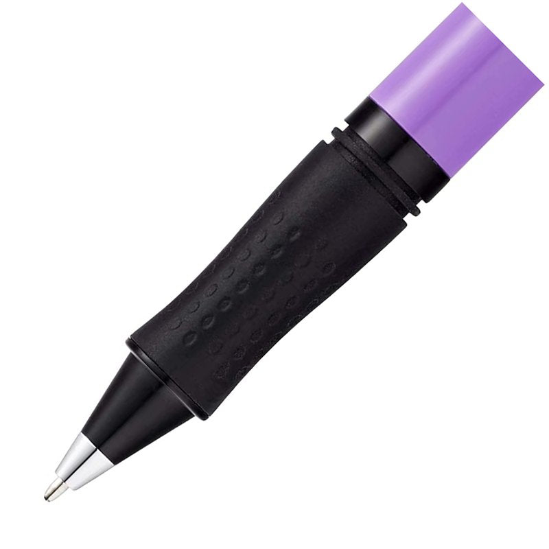 Ballpoint Pen with Glossy Lilac Finish and Chrome Trim - Office Writing Tool