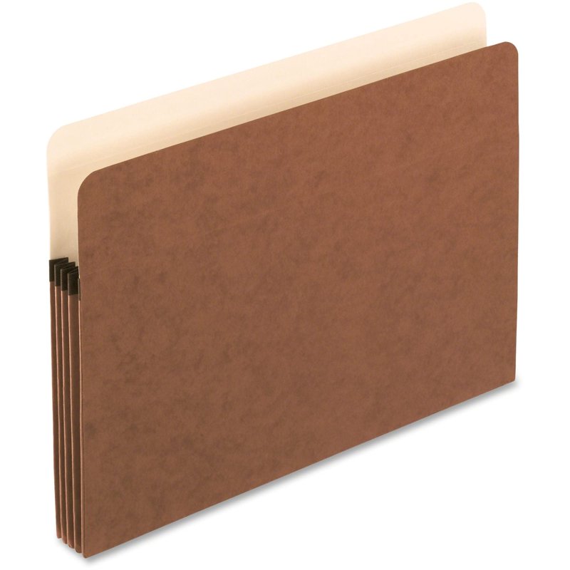 Recycled File Pockets - Letter Size, Redrope, 3.5-Inch Expansion, Pack of 25