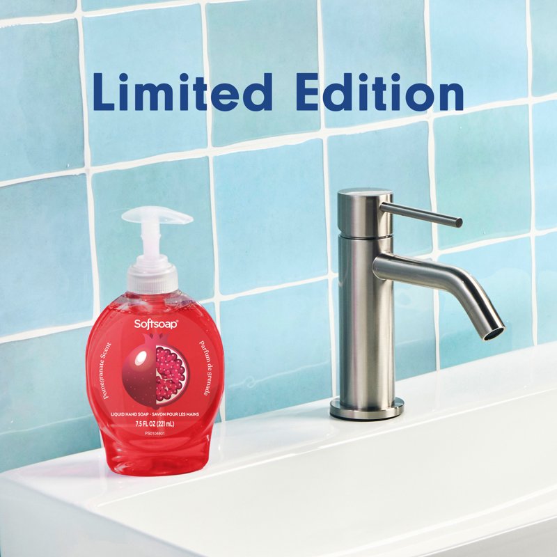Liquid Hand Soap with Pomegranate Scent 2 Pack - Softsoap Limited Edition
