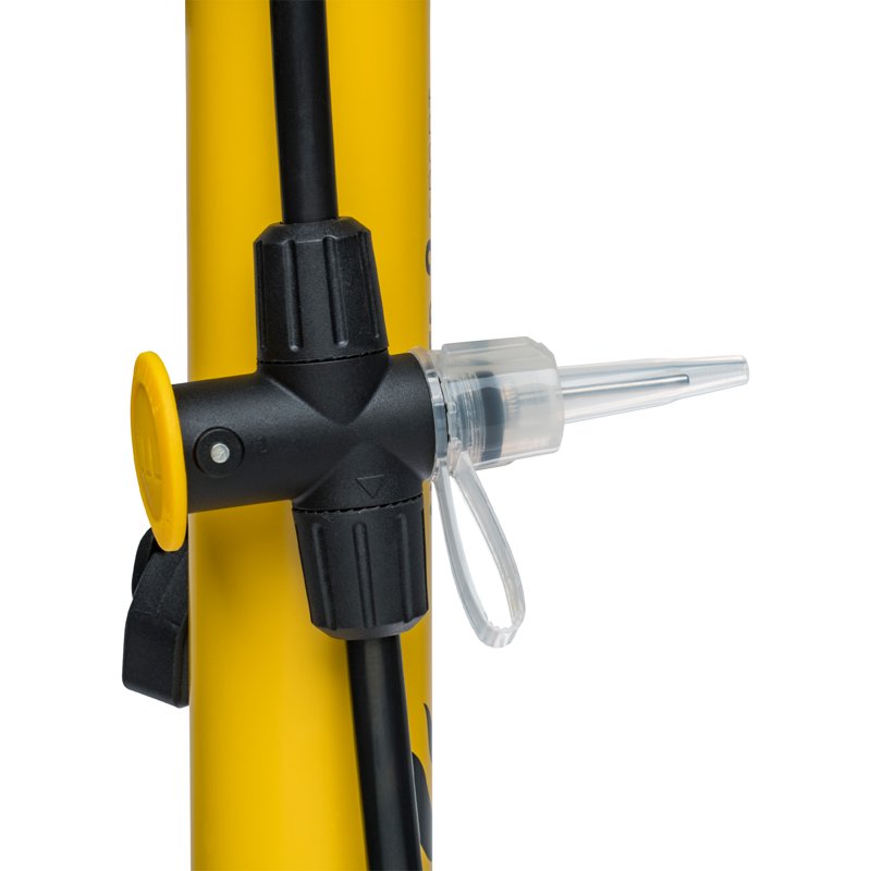 Blackburn Air Tower 2 Sport Bicycle Floor Pump - Yellow, 100 PSI