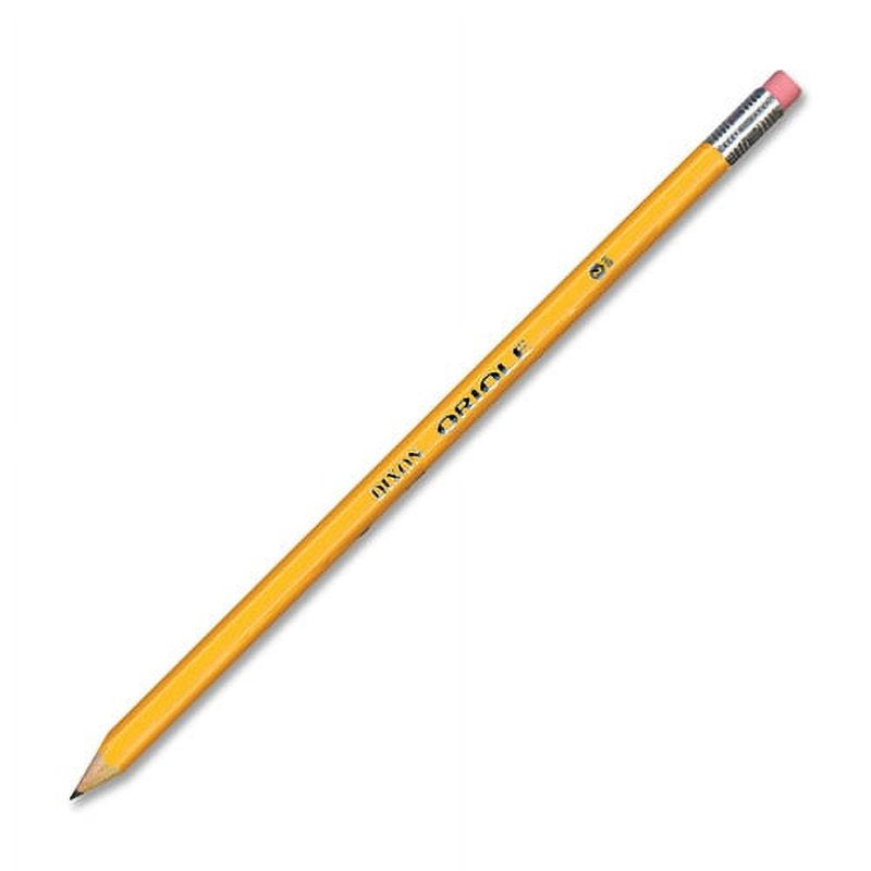 Wooden No. 2 Pencils with Soft Lead - Yellow Barrel, Break-Resistant, 72 Pack