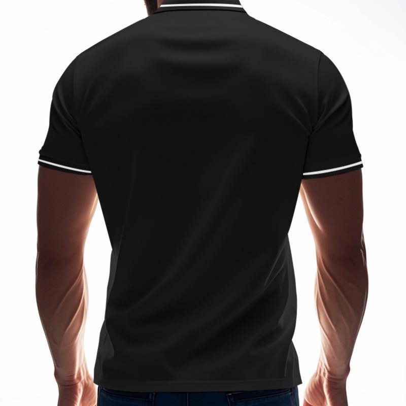 Men's Moisture Wicking Golf Polo Shirt Short Sleeve Breathable Quick Dry Top