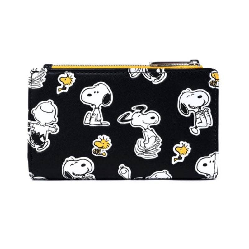 Loungefly Peanuts Snoopy and Woodstock Wallet - All Over Print Bifold Card Holder