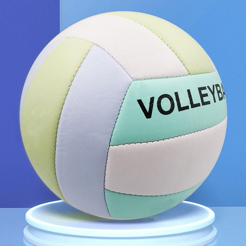 Official Size Waterproof PVC Volleyball for Indoor Outdoor Play - Recreational Ball