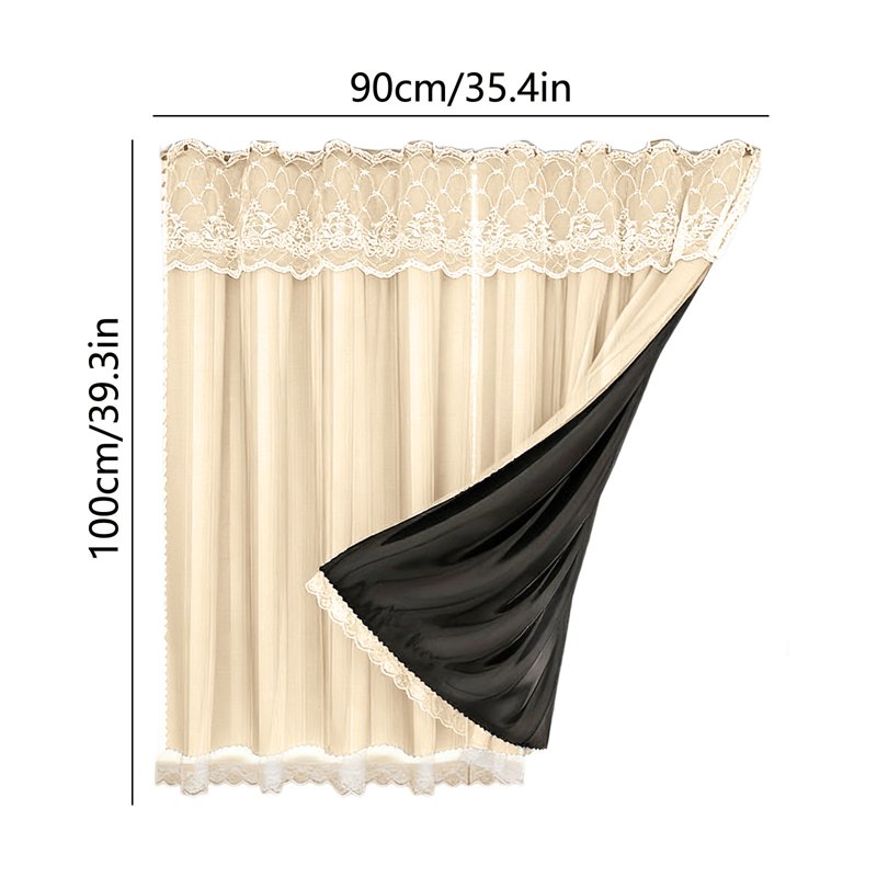 Blackout Curtains with Thermal Insulation for Bedroom & Windows - No Drill Fit
