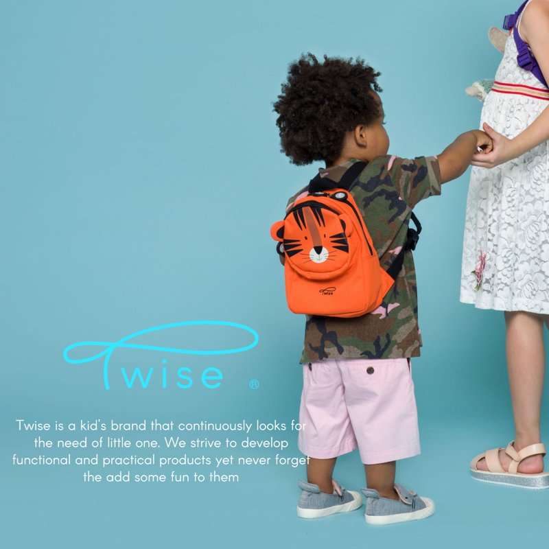 Lightweight Toddler Backpack with Animal Design - 9 Inch Kids School Bag