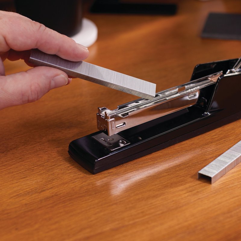 Desktop Stapler 30 Sheet Capacity Full Size Office Stapler Black - Pack Options