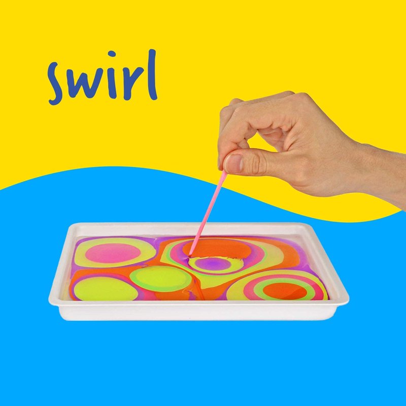 Marbling Paint Art Kit for Kids - Water Painting Craft Set for Ages 6-12