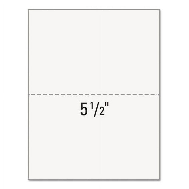 Laser Cut Paper Sheets 8.5 x 11, 92 Bright, 20lb, 2,500 Sheets - Case
