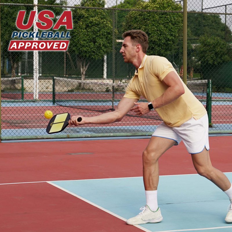ORCA Amity Carbon Fiber Pickleball Paddle with Neoprene Cover - 7.6 oz, Variation 1