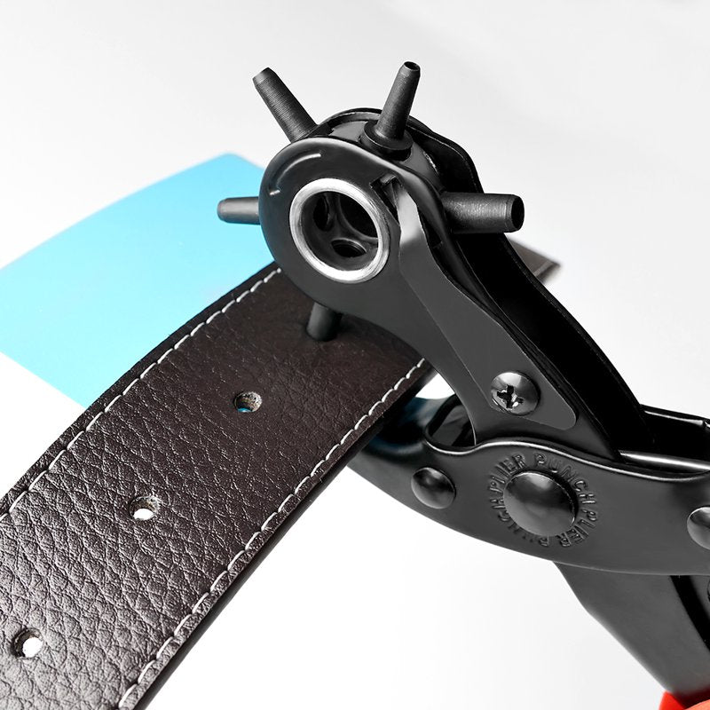 Leather Hole Punch Tool for Belts Watch Straps & Leather Crafts - 2-4.5mm Sizes