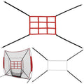 Adjustable Baseball Strike Zone Targets for Nets - Softball & Baseball Practice Equipment