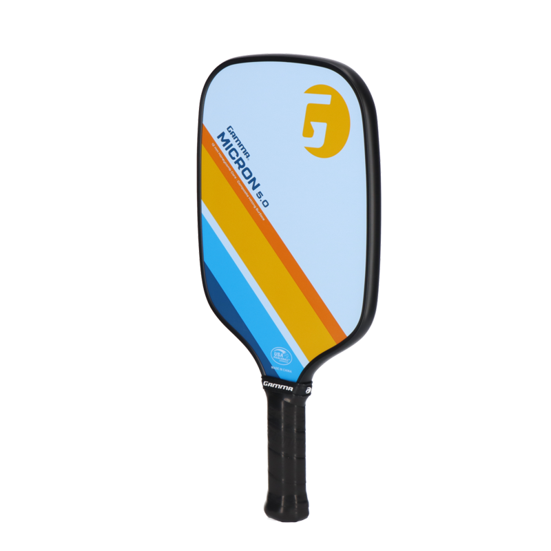 Gamma Micron 5.0 Pickleball Paddle – Graphite, 12mm Poly Core, 4 1/8" Grip