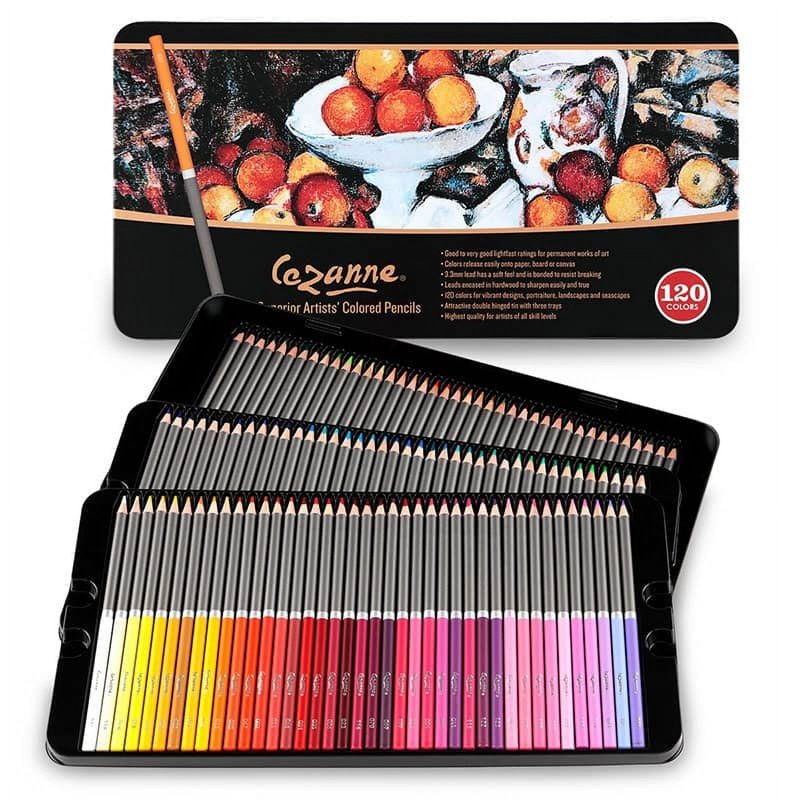 Colored Pencil Set with Blenders - 120, 72, 24 Count Professional Art Supplies