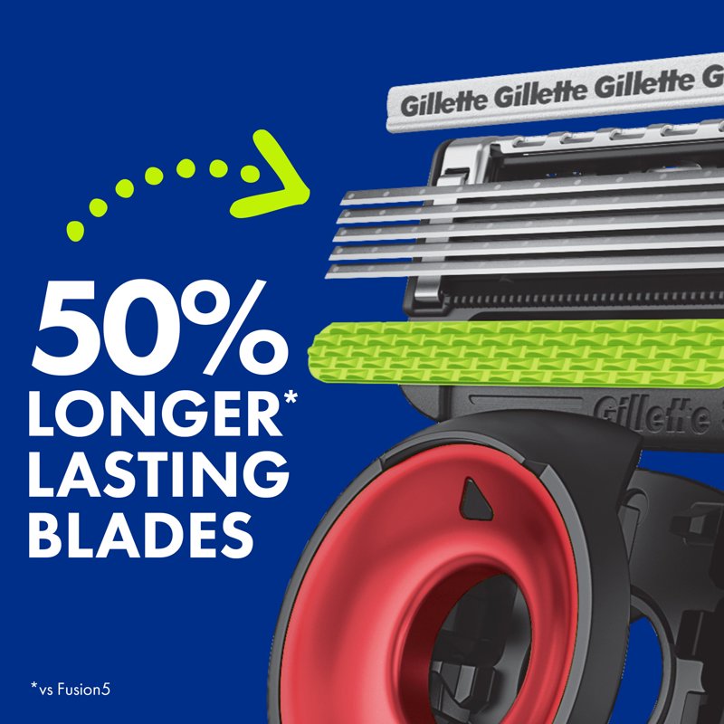 Men's Gillette Razor with Exfoliating Bar and Blade Refill - Game Day Edition
