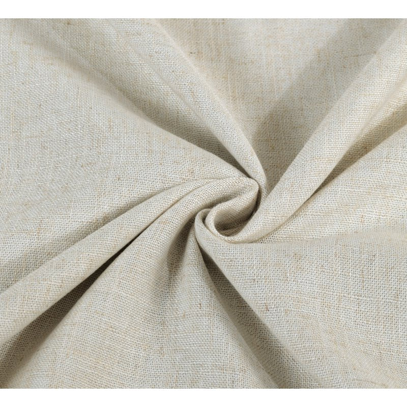 Blackout Linen Blend Curtain Panel - 50x95 Inches, Rod Pocket, Multiple Colors