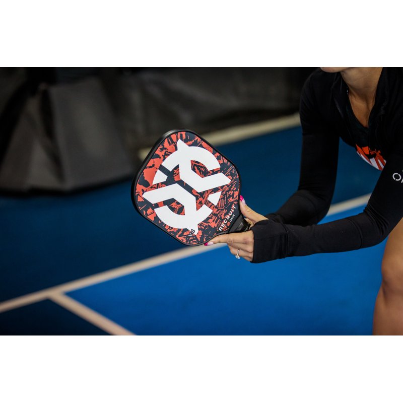 Recruit by ONIX V4 Pickleball Paddle - Orange/Black, 7.6 oz, Variation: Single