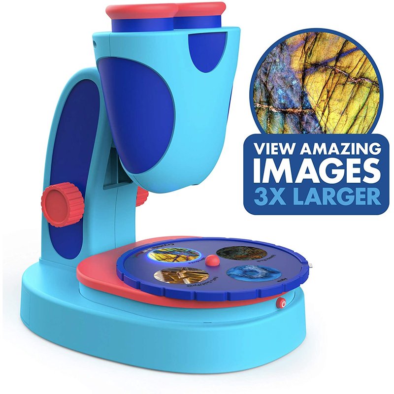 Kids Microscope STEM Toy for Ages 5+ - Educational Science Exploration Kit