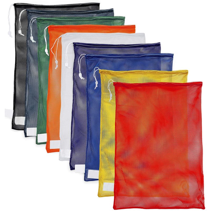 Champion Sports Mesh Equipment Bag - Red 24" x 36"