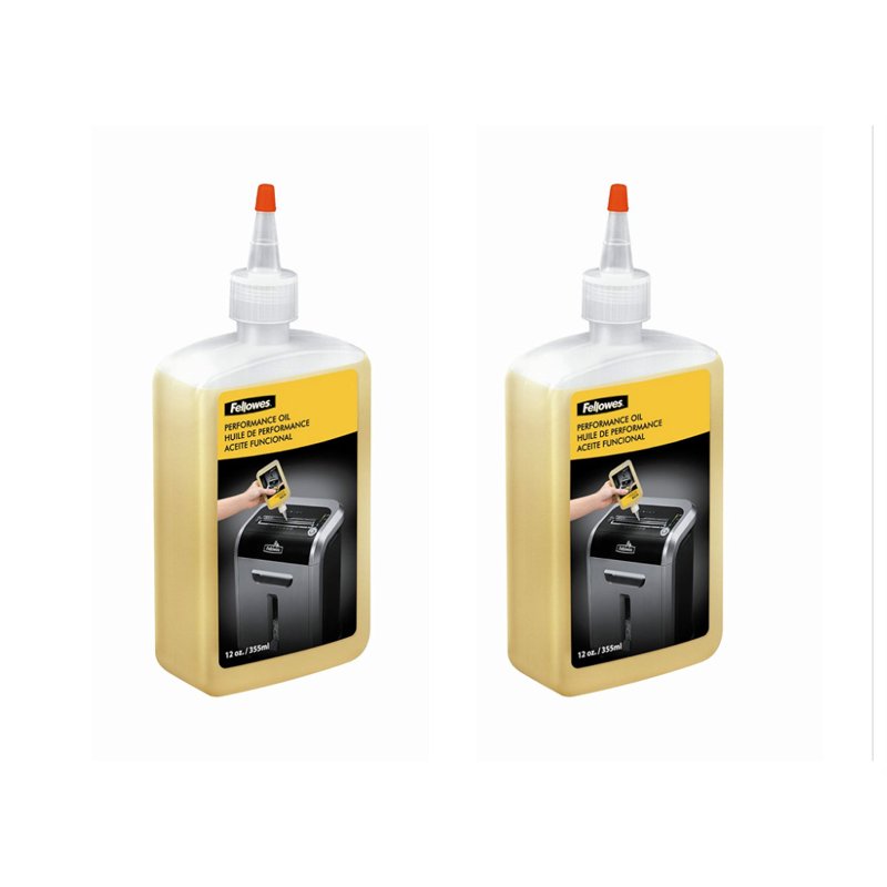 Shredder Lubricant Oil 12 oz Pack of 2 for Paper Shredders
