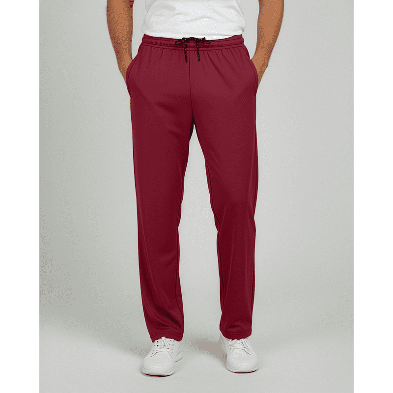 Men's Mesh Open Bottom Lounge & Workout Track Pants - 3 Pack