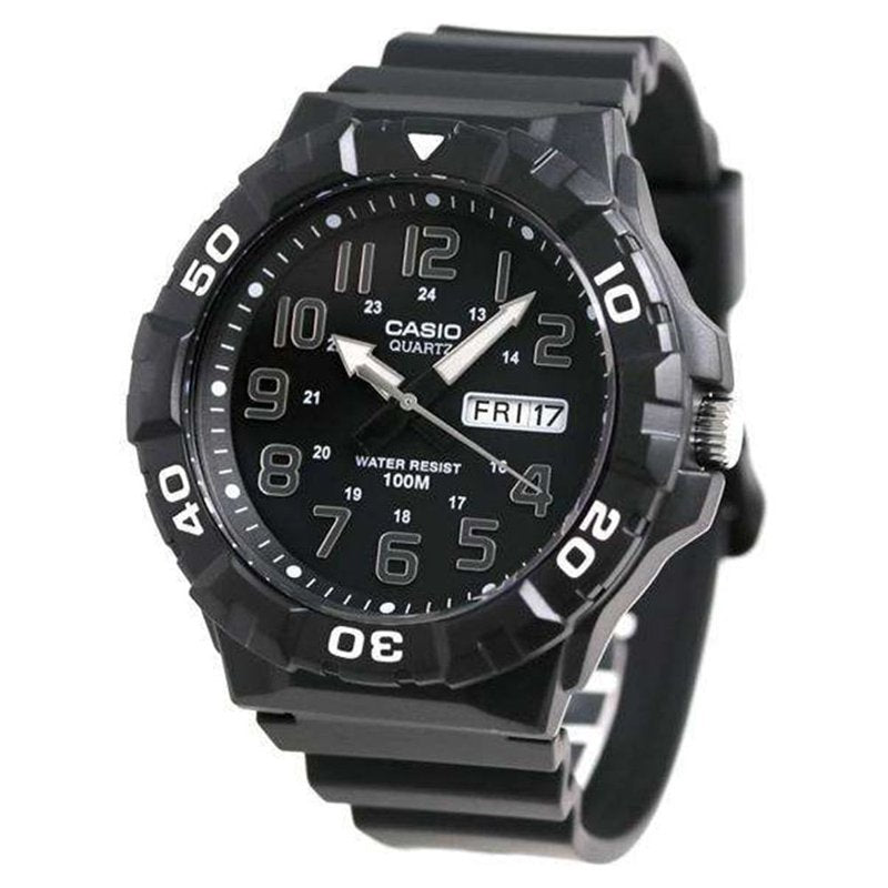Oversized Dive Style Men's Watch - Water Resistant, Luminous, Large Resin Case
