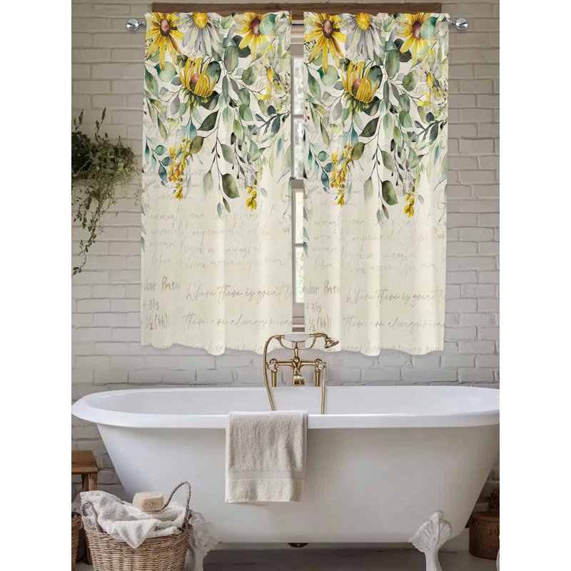 Eucalyptus Botanical Bedroom & Living Room Curtains - Various Sizes & Colors