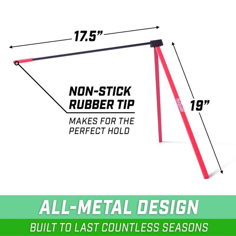 Football Kicking Tee Metal Holder for All Sizes - Portable Practice Aid