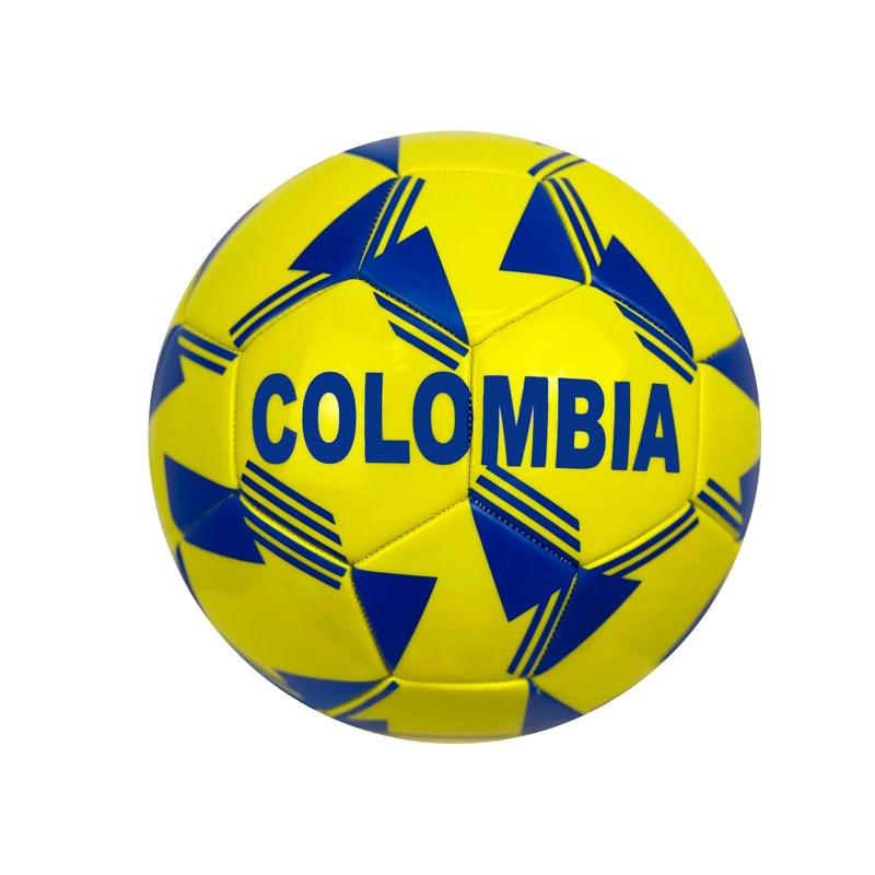 Colombia Flag Soccer Ball - Size 4-5, PVC, 4 Variation: 4