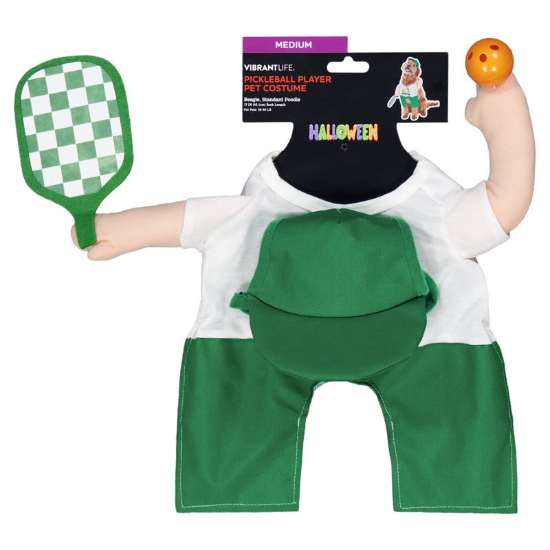 Vibrant Life Halloween Pickleball Dog Costume - Medium (Variation: M)