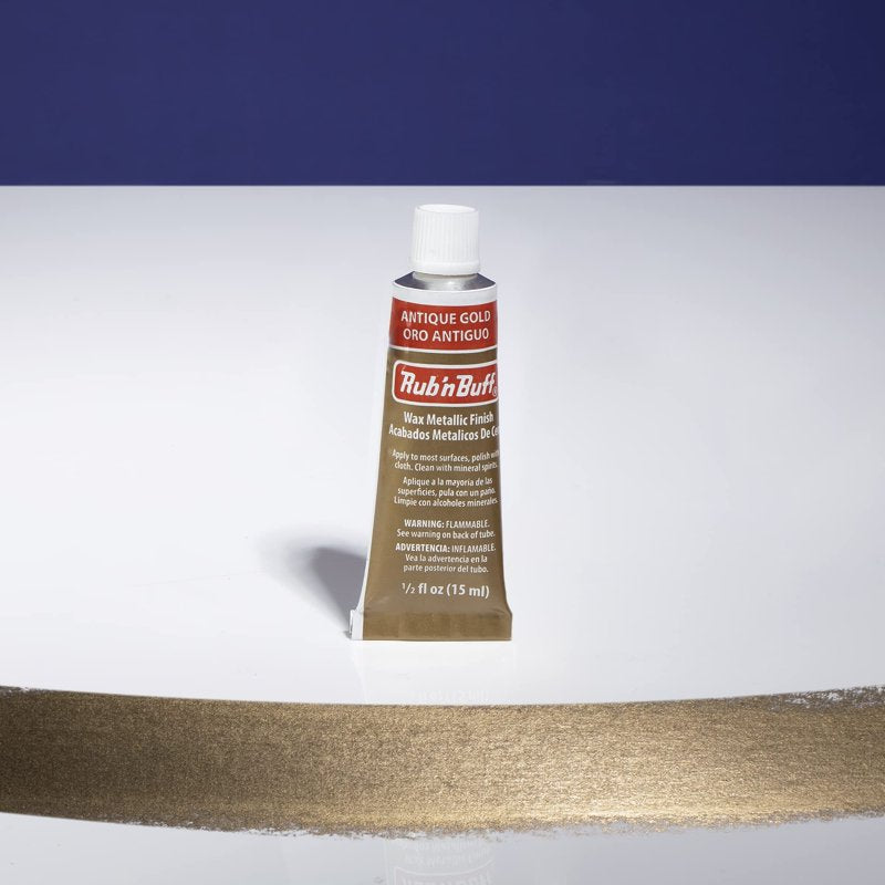 Metallic Wax Finish - 0.5oz for Wood, Metal, Glass & Crafts