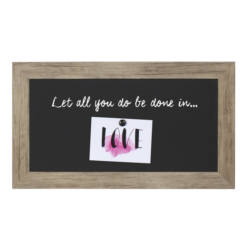 Magnetic Chalkboard Wall Decor 19.5x9.5 Inches for Kitchen & Office