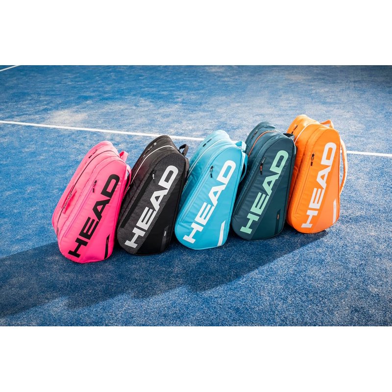Padel Tennis Bag 7-Racquet Capacity with Climate Control & Reflective Design