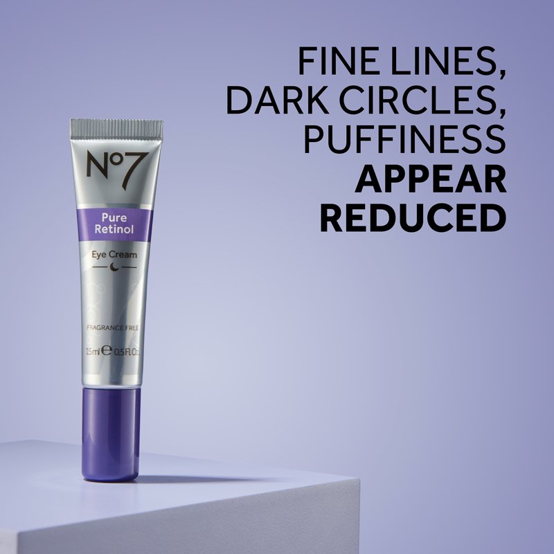 Pure Retinol Eye Cream with Collagen & Shea Butter - Fragrance-Free, 0.5 oz
