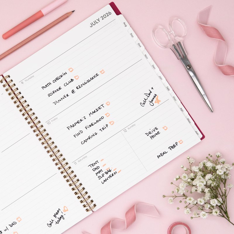 Academic Planner 2026-2027 | Blue Sky Mahalo Daily & Monthly Organizer