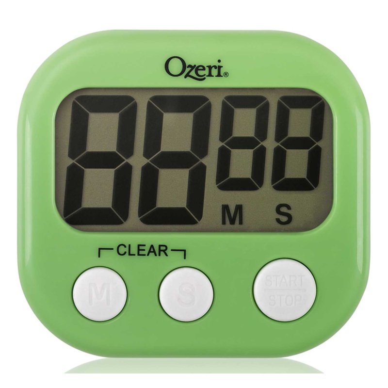 Kitchen & Event Timer with Large LCD Screen and Magnetic Back - 99 Min Countdown & Stopwatch