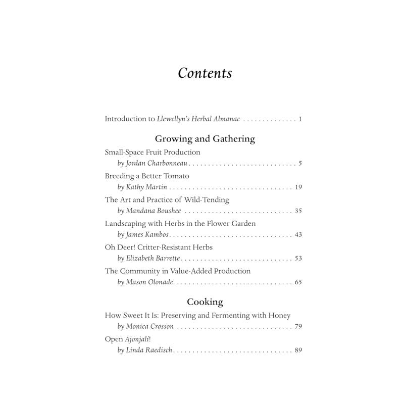 Herbal Almanac 2026 - Growing, Cooking & Crafting Guide, Paperback